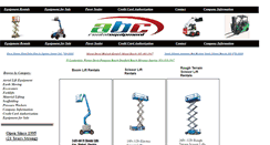 Desktop Screenshot of abcrentalequipment.com